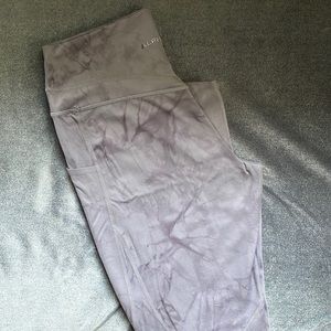 Grayish blue batik Alphalete leggings